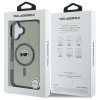 Karl Lagerfeld KLHMP16SHLSKIK iPhone16 6.1 czarny/black hardcase IML Metal Karl Head MagSafe